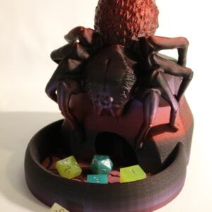 Spider on a Rock Dice Tower