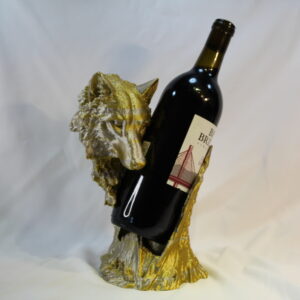 Wolf Wine Bottle Holder